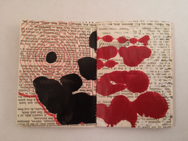 Rorschach Inkblot Mini Art Journal